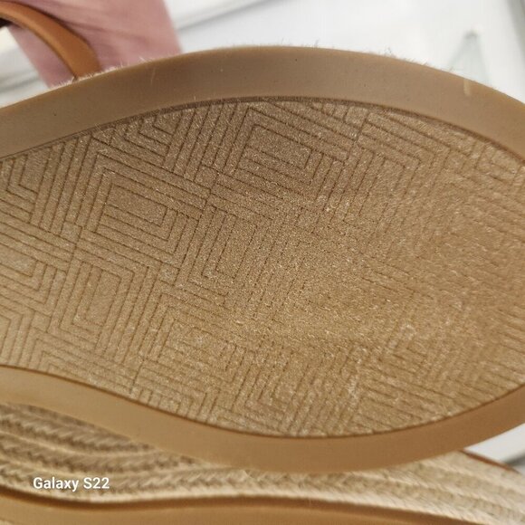 Karl Lagerfeld "Celest Raffia" Espadrille Wedge Sandals. NIB. Size 11 - Picture 11 of 11